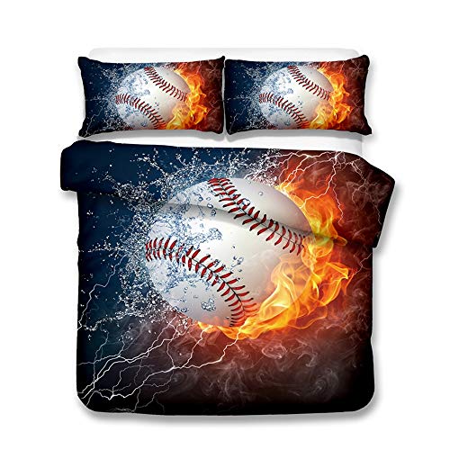 Housse de couette baseball 3D pour transformer une chambre d'ado - 2