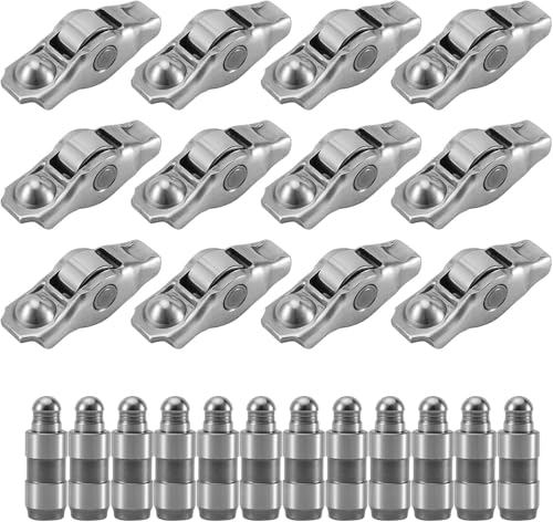 12 PCS 5184296AH Rocker Arm & 12 PCS Valve Lifter Kit For Chrysler 200 300 2011-2020,For Dodge Challenger Charger Journey,For Jeep Grand Cherokee Wrangler,For Ram Promaster 1500,5184332AA