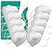 Produktbild Uniguardian 10x FFP3 MASKE Atemschutzmasken-Einzeln verpackt,Schutzmaske,EN 149:2001+A1:2009 Zertifiziertes,Höchste Filterklasse 99% Filter-ohne Venti, Weiß