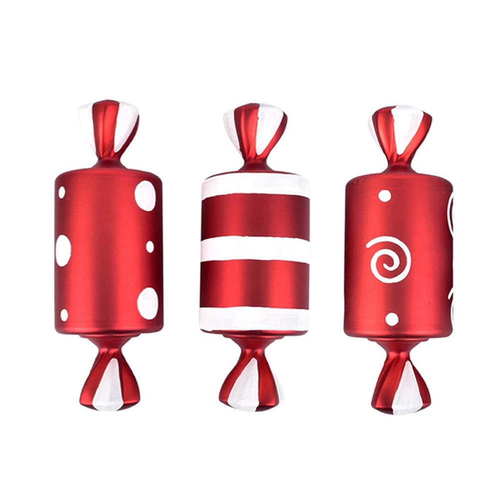 CTRLZS 3 PCS Christmas Decorate Big Candy Cane Home Christmas Party Favor New Year Gift