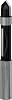 Bosch 2 608 628 aksesuarı 371 Kopierfraeser 8 mm, D1 8 mm, L 19 mm, G 64 mm