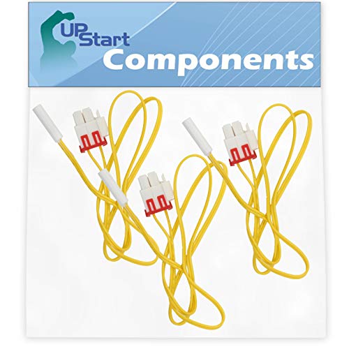 3-Pack DA32-00006W Refrigerator Defrost Temperature Sensor Replacement for Samsung RS2555SW/XAA Refrigerator - Compatible with DA32-00006W Defrost Temp Sensor - UpStart Components Brand