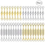 Ocasión amplia: los cierres y cierres magnéticos son excelentes accesorios para collares, pulseras y otras joyas. Hace que poner collares y pulseras sea mucho más fácil y sin esfuerzo.