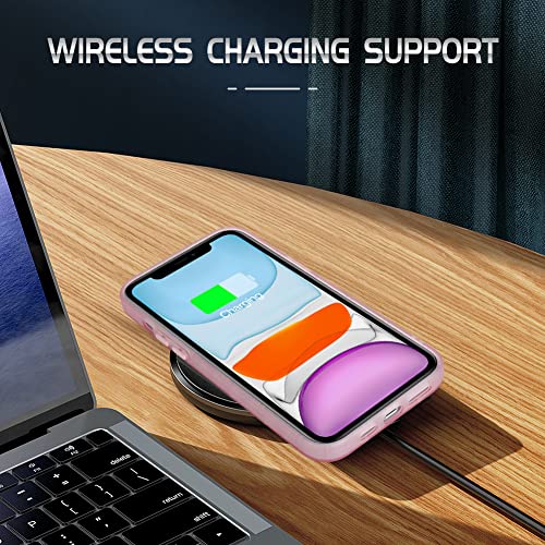 Aigomara Compatible With Iphone 11 Case Pink Heart Print Cute Pink Heart Pattern Case For Women Girl Full Camera Protective Soft Tpu Shockproof Phone Cover For Iphone 11 #TOP3