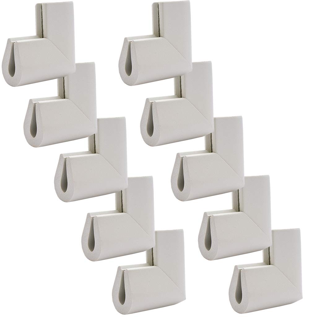 Protezioni Angolari Per Mobili, Morbide Protezioni Per Bordi D'angolo A Prova Di Bambino In Morbida Gomma Per Bambini - Grigio, 55x55x8mm
