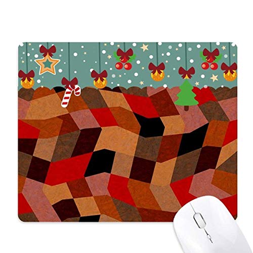 Tapis de souris de Noël en diamant polygone, cadeau gaming idéal