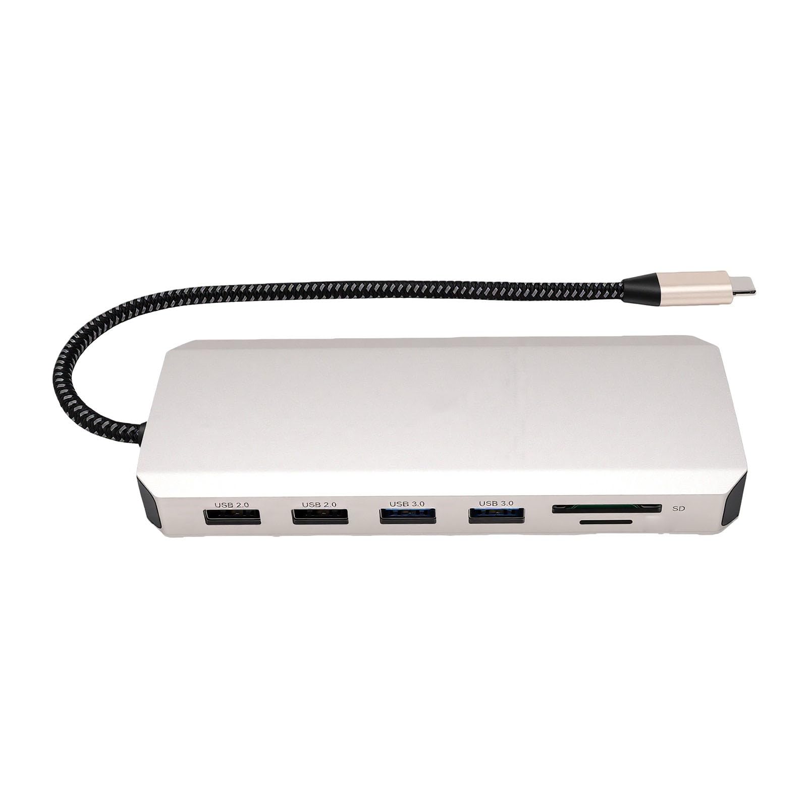 Dpofirs Stacja Dokująca USB C z 3 Wyjściami Wideo, Uniwersalna Stacja