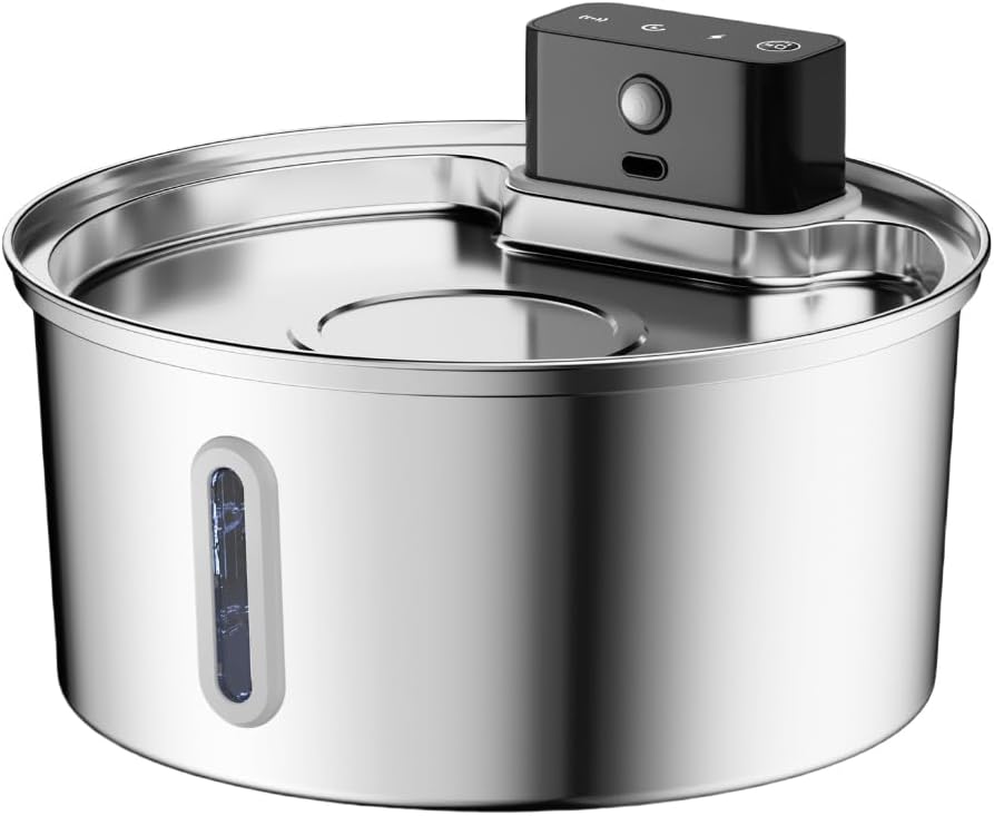 Battery Operated Pet Water Fountains Large Capacity Cats Water Dispenser for Dog,Cats, Multiple Pet