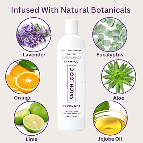 Salonlogic Everyday Clean & Pure Conditioner, Lavender - Salon Quality Products, Naturally Scented, Repairs Damaged Hair, Hydrates, Moisturizing Treatment, Sulfate Free, Safe For Color Treated Hair #TOP5