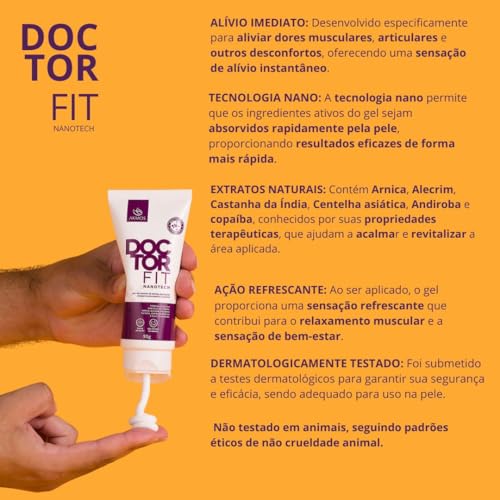 Doctor Fit Gel Alivio Das Dores Akmos 90g