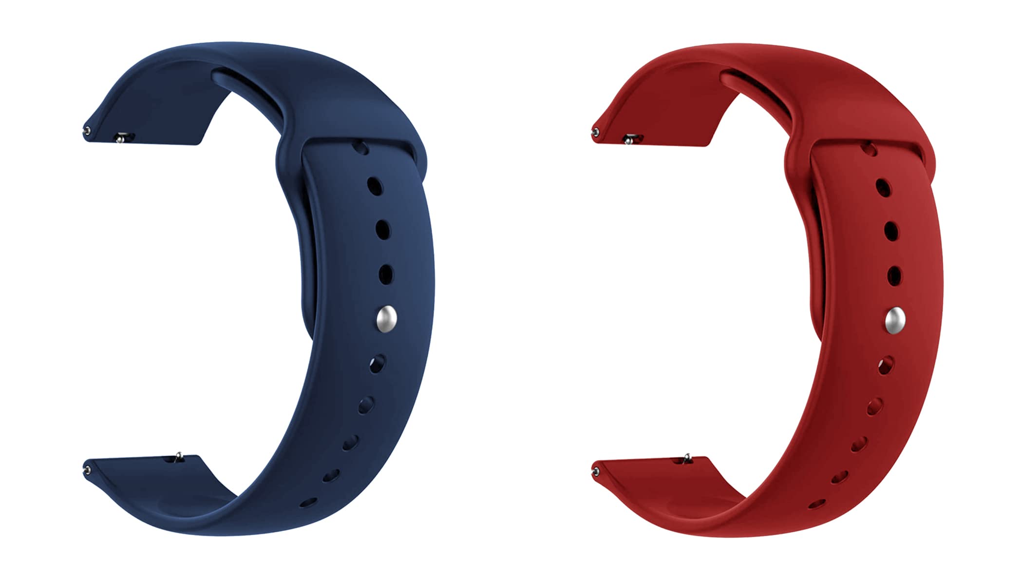 ACM Combo Pack Watch Strap Silicone Belt Compatible with Miracle Digital X-Cite Pro Smartwatch Sports Band