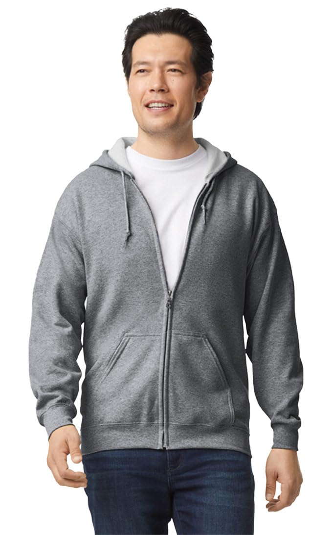 Sudadera con Capucha Unisex | Chaqueta Polar Hombres y Mujeres | Sudadera con Capucha y Cremallera | Chaqueta Ligera de Verano en Muchos Colores |Talla hasta 5XL