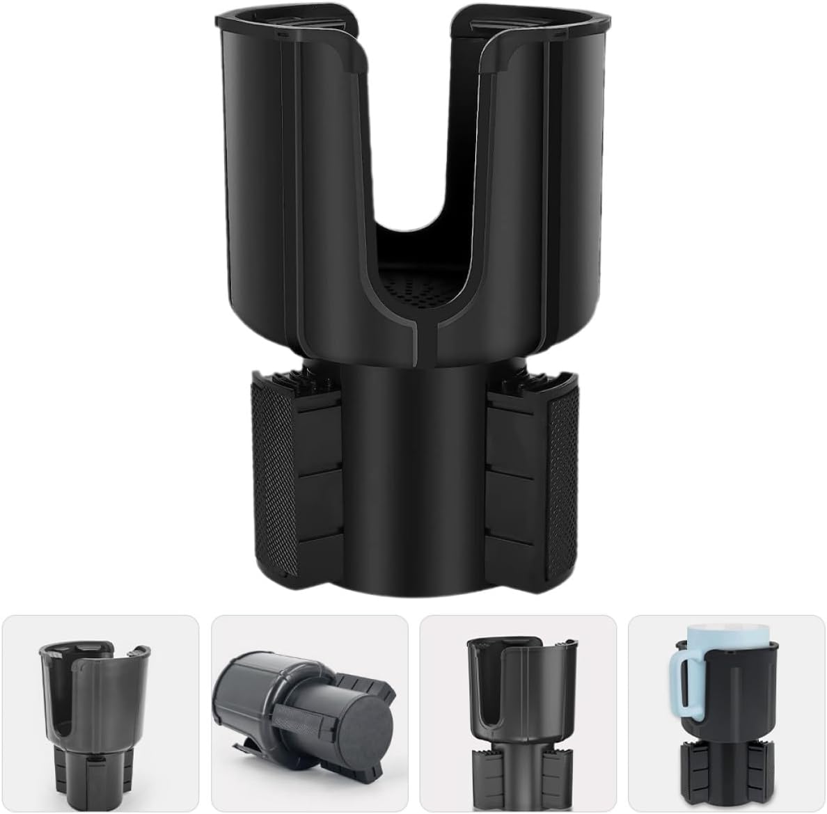 Car Cup Holder Adapter Expander Beverage Rack for Car Single Cup Water Bottle Holder Compatible with Trucks