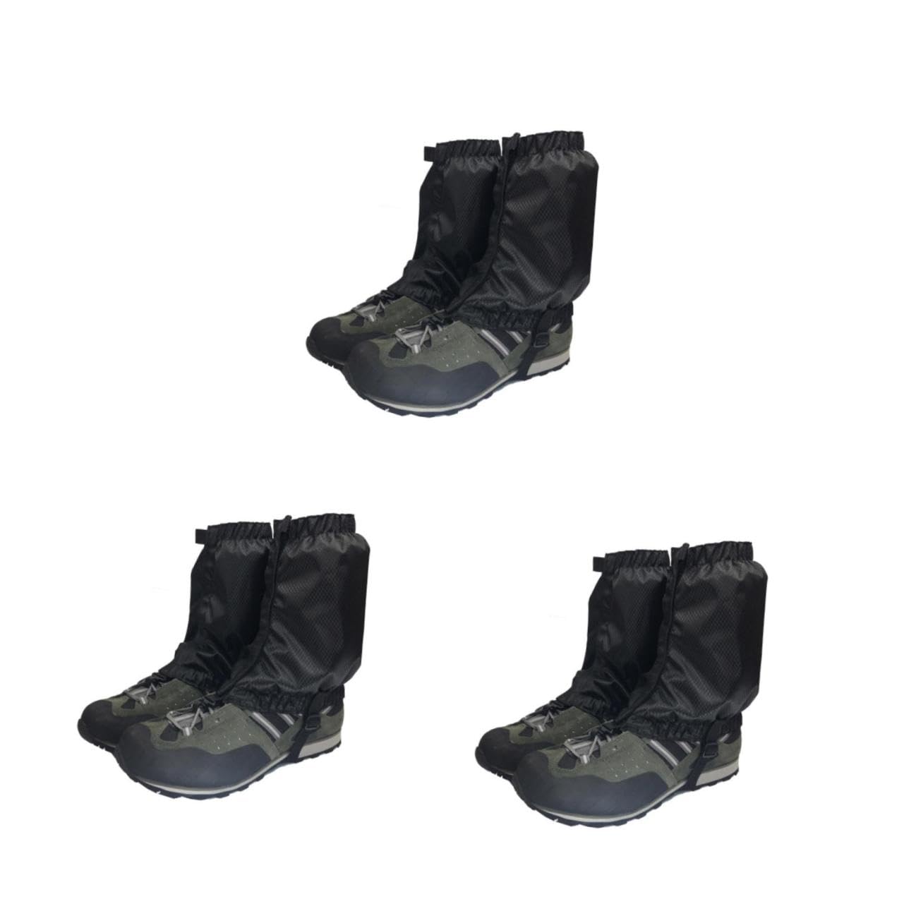Veemoon Polainas Impermeables para Senderismo De Tela Oxford - Cubiertas De Tobillo para Camping y Actividades Libre - Protección Duradera y Ligera para Zapatos Color