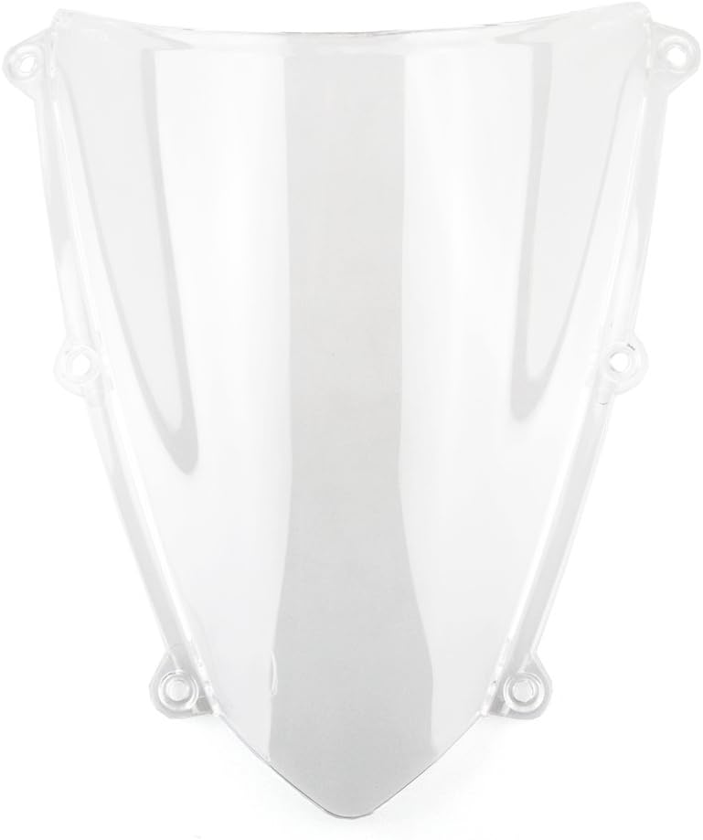 Fairings Windscreen Motorcycle Double Bubble Windshield Fit for Honda CBR600RR F5 2007-2012 2008 2009 2010 2011 2012 CBR 600 RR ABS Plastic Front Wind Deflectors Screen (Clear)