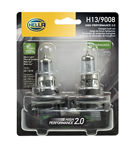Hella H13 2.0Tb High Performance Bulb, 12V, 60/55W, 2 Pack #TOP4