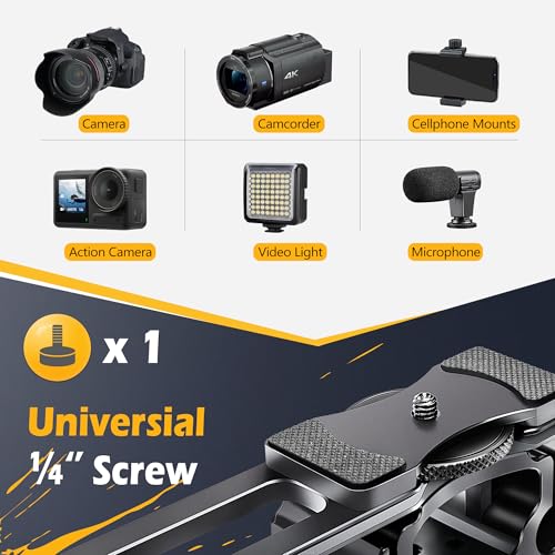 Image of Zeadio Camera Video Rig Cage, Aluminum Filmmaking Movie Making Kit with Top Handle & Arca Type Base, Compatible with All DSLR Camera and Camcorder