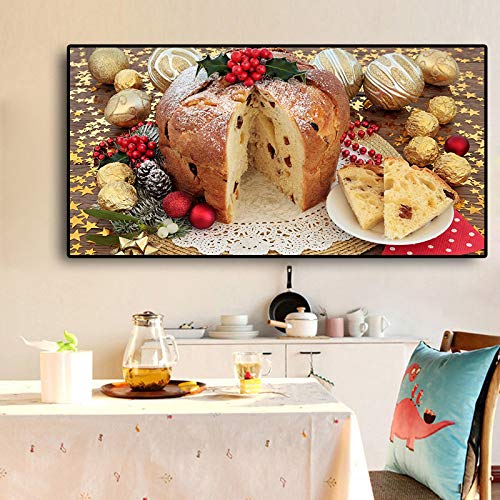Tableau pain style scandinave pour illuminer votre salle à manger 60x120cm