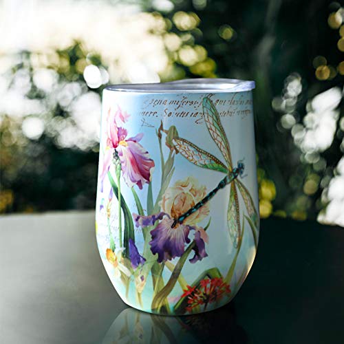 NymphFable 12oz Libélula Taza Termica Cafe para Llevar Taza Termo Acero Inoxidable Taza Personalizada - Imagen 7