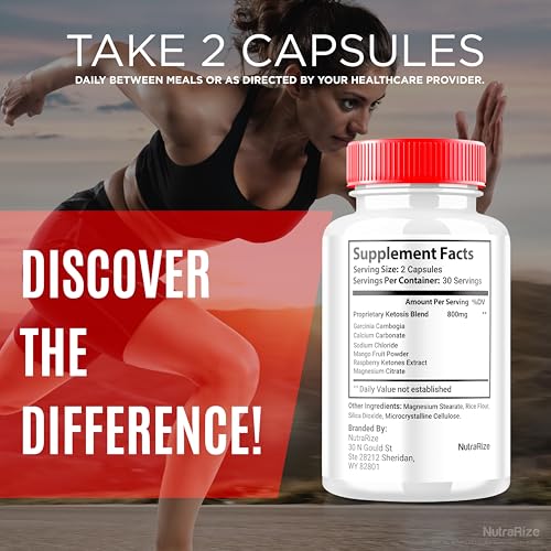 Nutrarize 2 Pack) Raspberry Ketone Capsules, Official Raspberry Ketone For Weight Loss, All-Natural Keto Formula To Unlock Your Body And Fitness Goals, Raspberryketone 1200Mg Supplement thumb #5