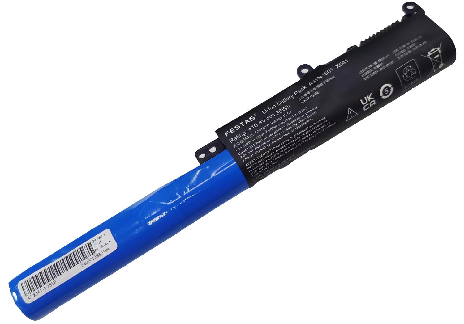 Batteria JPking A31N1601 Per Asus Vivobook X541 E F541 – 11.1V 2200mAh, Ricambio Original Quality