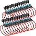 Shimeyao 24 Pcs Inline Fuse Holder Waterproof Automotive Replacement with ATC Blade Fuses for Car Truck Motorcycle Boat (14 Awg with 15 A)