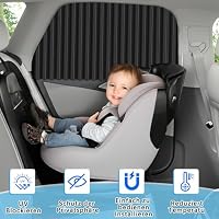 Universal Sonnenschutz Auto Seitenscheibe Magnetischer Vorhang - 2 Stück – Ansicht 5