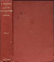 A history of Latin literature from Ennius to Boethius B00087ZWBM Book Cover