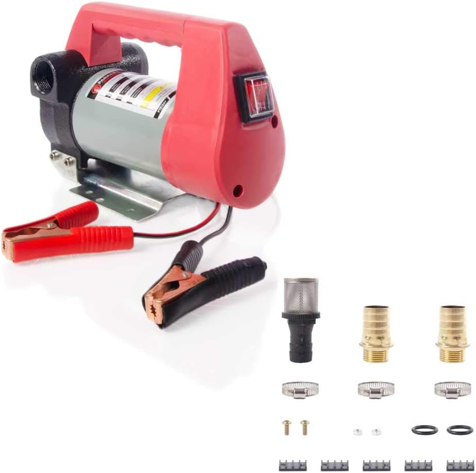 24V Portable Diesel Fuel Transfer Pump Amazon.co.uk Automotive