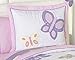 Pink and Purple Butterfly Collection Toddler Bedding 5 pc Set by Sweet JoJo Designs