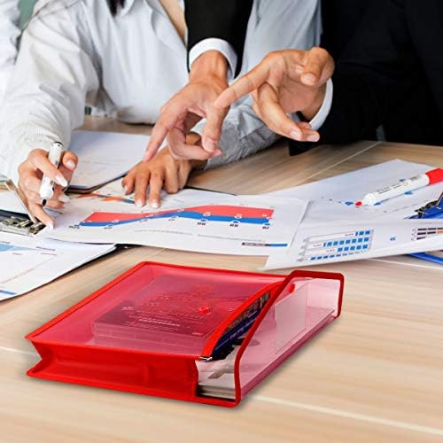 A4 Plastic Wallet Folders with Popper - Document Pockets with Button A4 Plastic Envelope Wallets Files A4 for School Office Home - Pack of 5