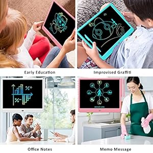 Fluestonlcdwritingtabletdoodleboardtoysgiftsfor38yearoldgirlsboys15inchcolorfulelectronicboarddrawingpadforkidsgiftsfortoddlereducationallearningtravelbirthdaypink Urban Country Home Decor Flueston lcd writing tablet doodle board toys gifts for 3 8 year old girls boys 15 inch colorful electronic board drawing pad for kids gifts for toddler educational learning travel birthday pink urban country home decor