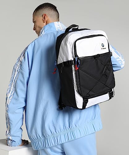 Image of Puma Unisex-Adult BMW M MTSP Backpack, White (7731402)