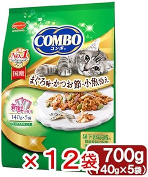 Amazon  日本ペットフード 箱売り コンボ まぐろ味・かつおぶし・小魚 