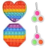 🎀【Vorteile 】- Diese sensorischen Zappelspielzeuge für Blasen können Stress und Angst abbauen und den Patienten ruhig machen. Drücken Sie die Blasen und sie machen ein leichtes Knallen und Sie fühlen sich entspannt. Es scheint, als ob die Bubble-Spielzeuge die Magie haben, Ihnen zu helfen, sich zu beruhigen und die Aufmerksamkeit zu lenken.