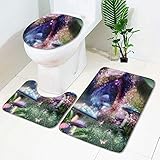 Con función antideslizante, utilizando fondo antideslizante de plástico con punta de PVC. Cómodas y prácticas, nuestras alfombras de baño son accesorios de alta calidad y exquisitos para su baño.