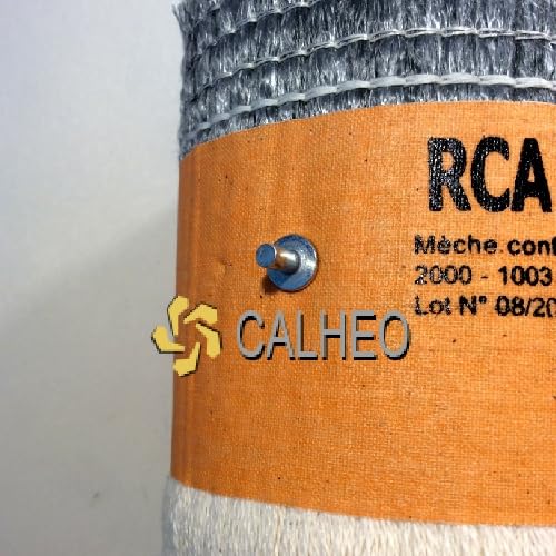MECHE A PETROLE RCA 86 - Mèche en coton fibre - Foret - 8.6 mm - Pointe conique - Acier inoxydable - Spirale - Droite - 118° - Métal, Béton - Zibro Kamin