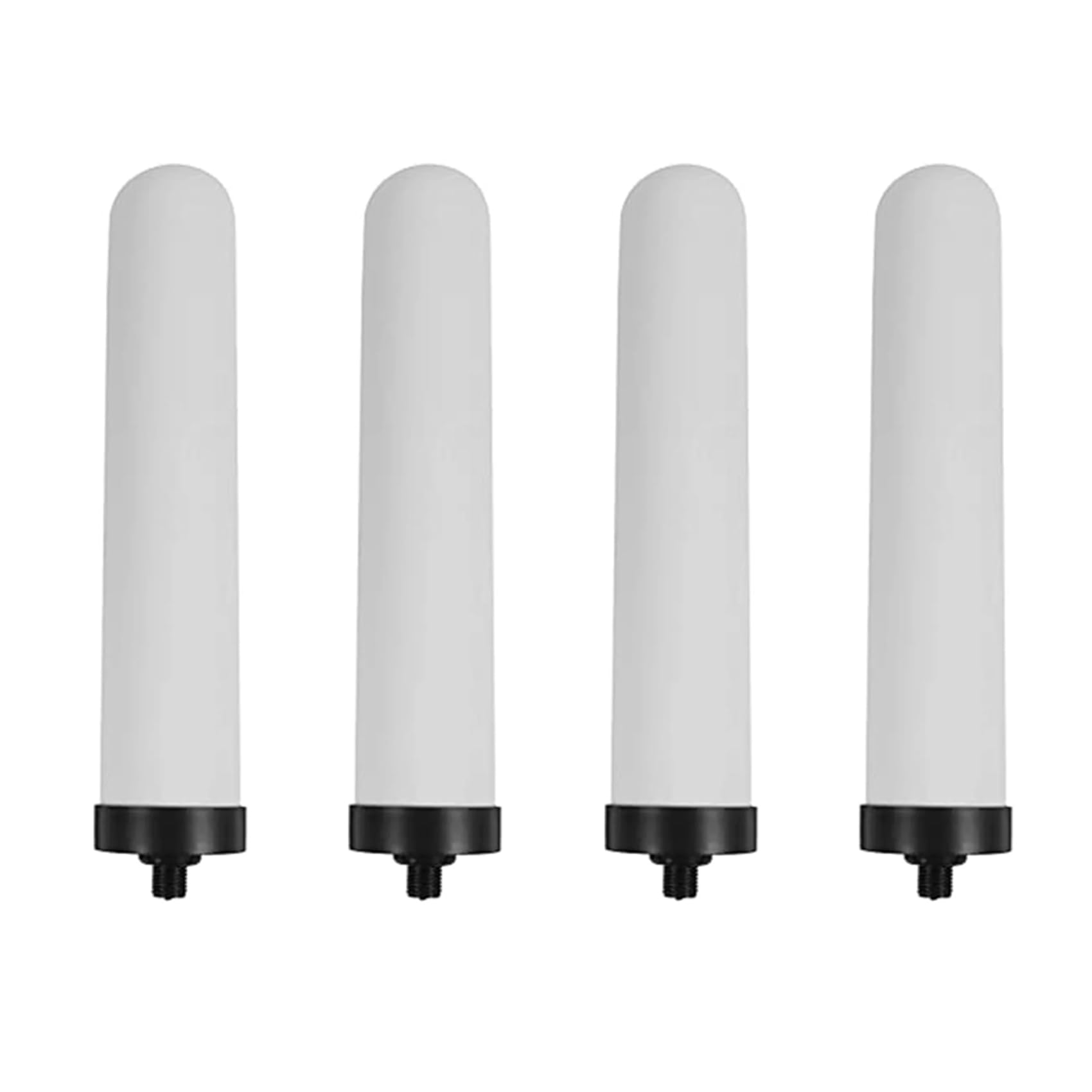 Hndhbfgrt 4X Multifuntional Pitcher Purifier Elements Candle Tool Pur Filter Sturdy Ceramic Filter Elements Inch Plastic