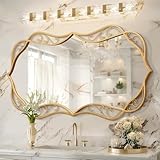 Besdomus Bathroom Gold Wall...