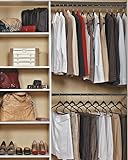 Extendable Wardrobe Rod, Black Stainless Steel Retractable Wardrobe Rail, 74-103cm Adjustable Clothes Rail for Wardrobe and Balcony (25MM) - Image 7