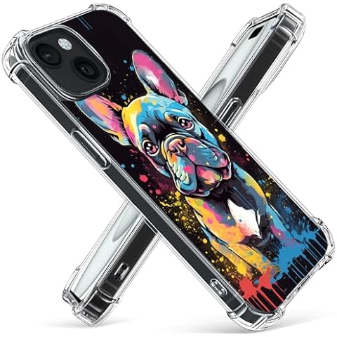 Gifun French Bulldog iPhone 15 Case Cover