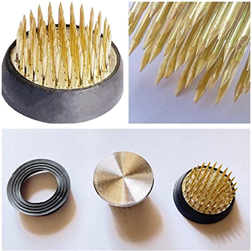 4/Set Flower Frog Flower Arrangement Taiwan Floral Frogs Japanese Ikebana Kenzan Tools 2-In-1 Pin Frogs Straightening Tool Flower Holder (1.02Inch, 1.34Inch, 1.97Inch) #TOP3