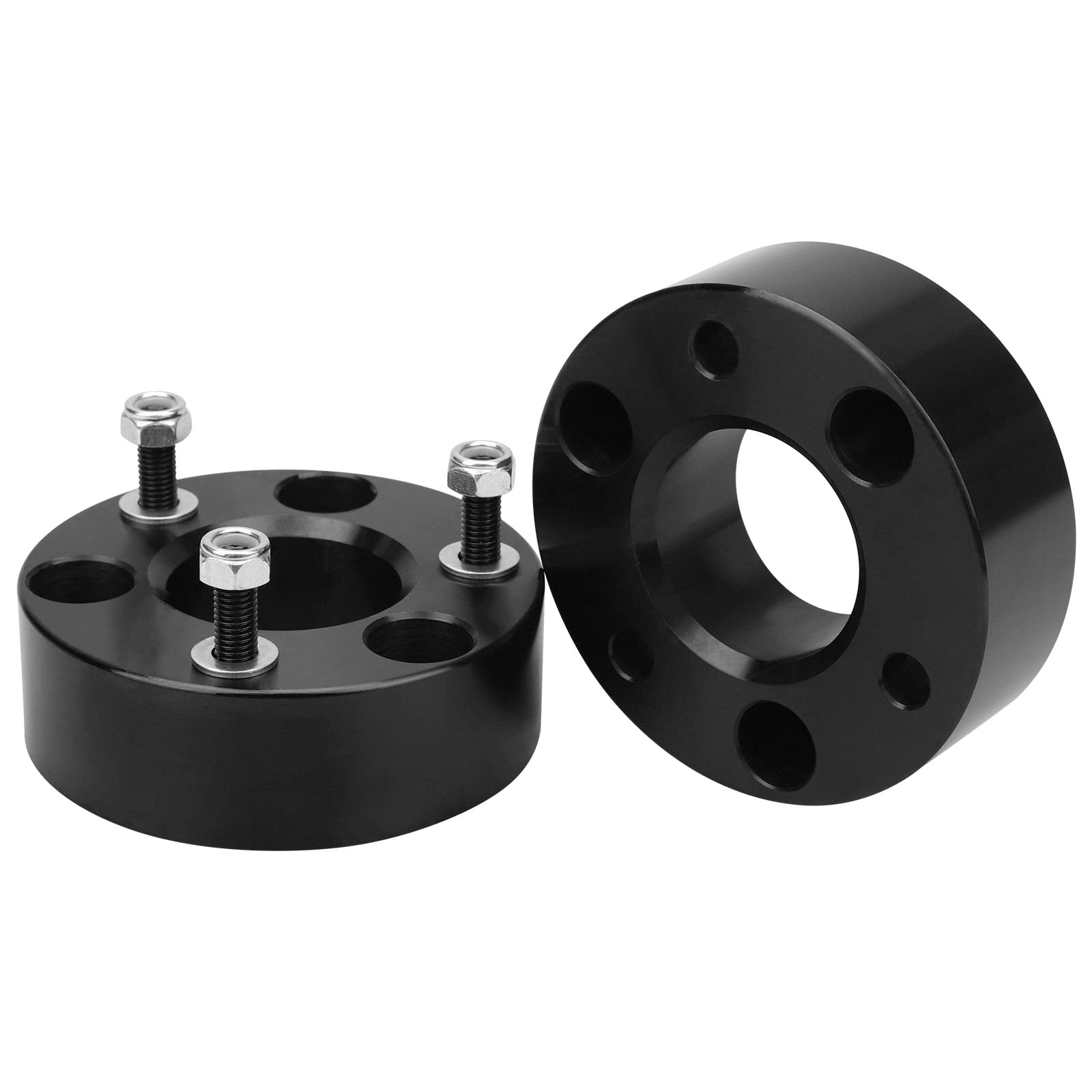 IRONTEK Front Leveling Kit Raise 2.5" Strut Lift Spacers fit 06-10 for Dodge Ram1500, 11-20 Ram 1500, for Dodge 05-10 Dakota 2WD, 04-09 Durango Suspension Level Kit 2.5inch (ID-57.4mm OD-128mm Black)