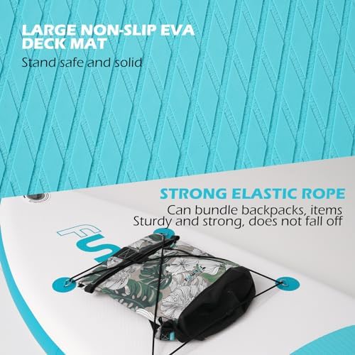 FunWater Inflatable Stand Up Paddle Board with Beginners SUP Accessories - 3