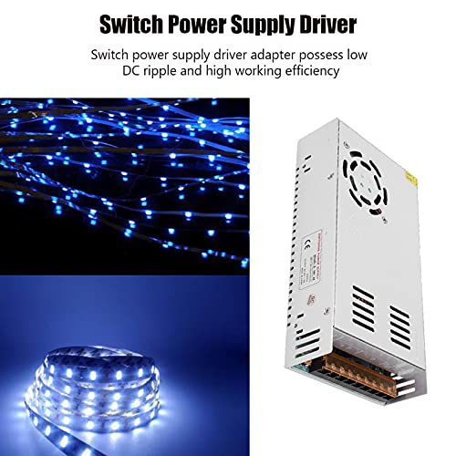 Image of AC to DC Converter, Aluminum Alloy Switch Power Supply Driver Adapter, DC24V LED Screen Strip Light 3D Printer Power Supply(S-360-24(24V /15A /360W)AC110 /220V±15%)