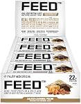 Nutrabolics Feed Bar, Peanut Butter Chocolate, Real Food Protein Bar, 12 Bars