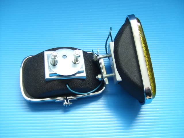 Amazon.co.jp: 当時物 グリル用 Pan製 15cm 角型 フォグランプ 旧車