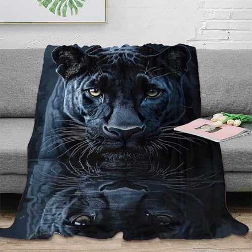 Couverture chaude léopard pour des soirées cocooning au salon - 3