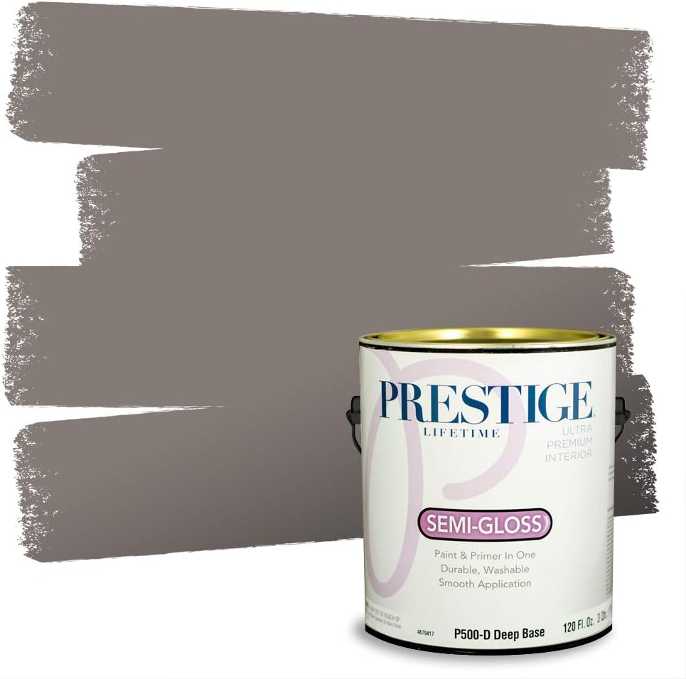 PRESTIGE Paints Interior Paint and Primer In One, 1Gallon, SemiGloss