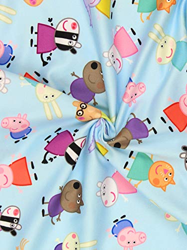 Peppa Pig Toddler Girls Fit And Flare Ultra Soft Dress (4T, Blue) #TOP5